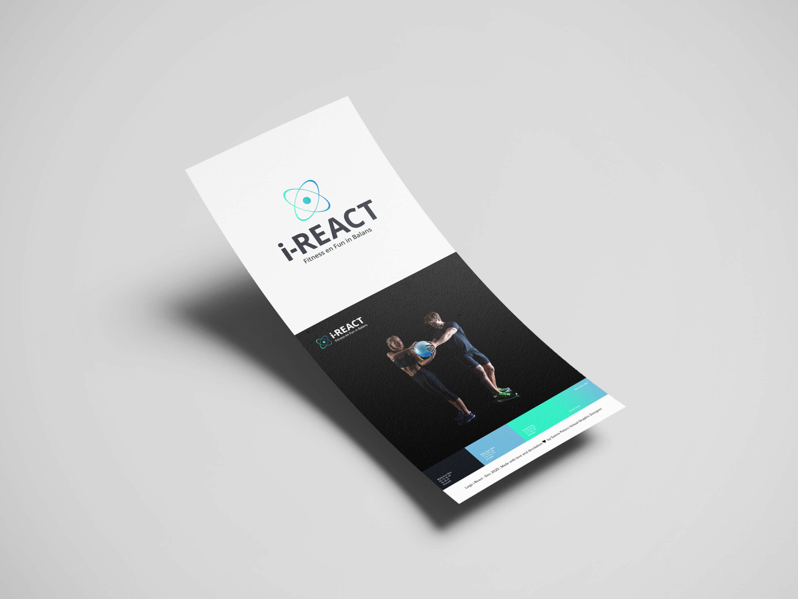 i-React Logo Design